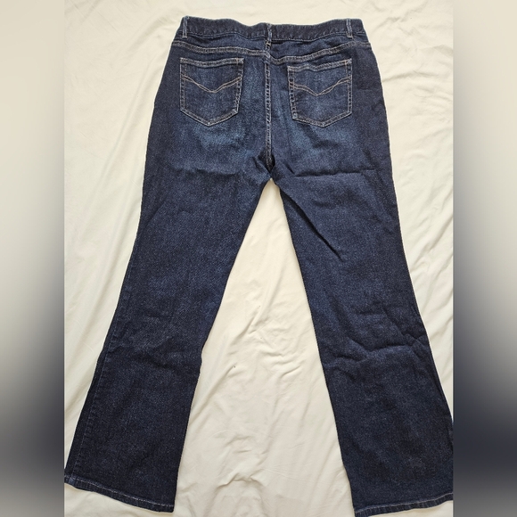 J Jill Womens Bootcut Jeans Dark Wash Stretch Denim Authentic - Picture 9 of 10